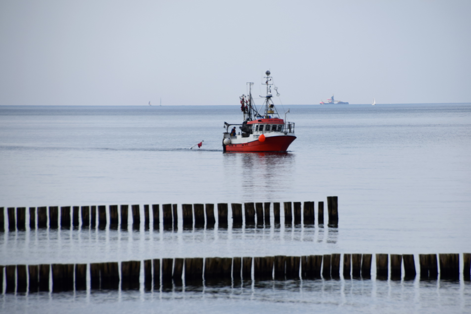 Der Strand bei Sonnenschein